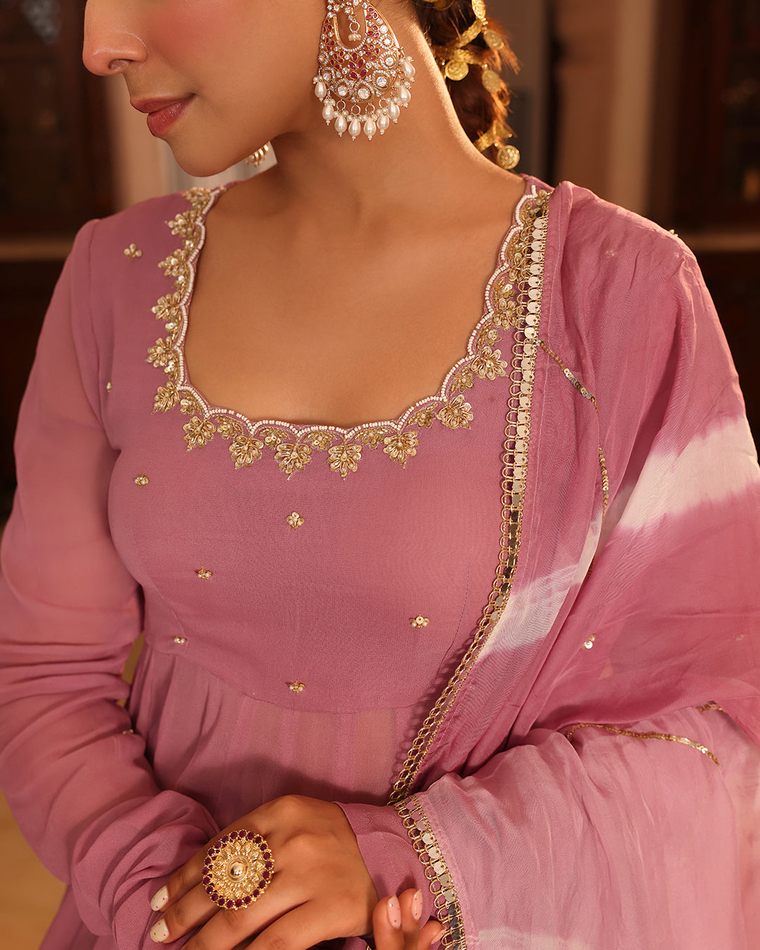 Onion purple Suit Set