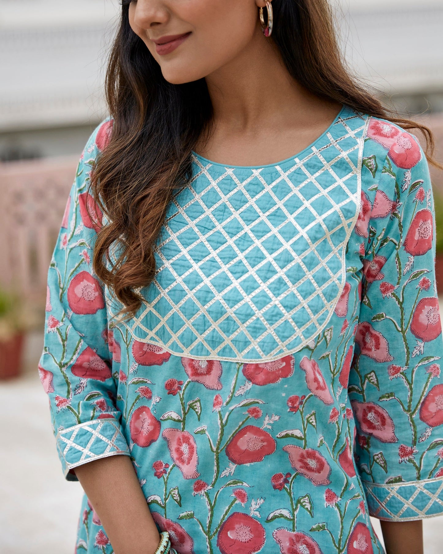 Lotus Jaal Print Kurta Set