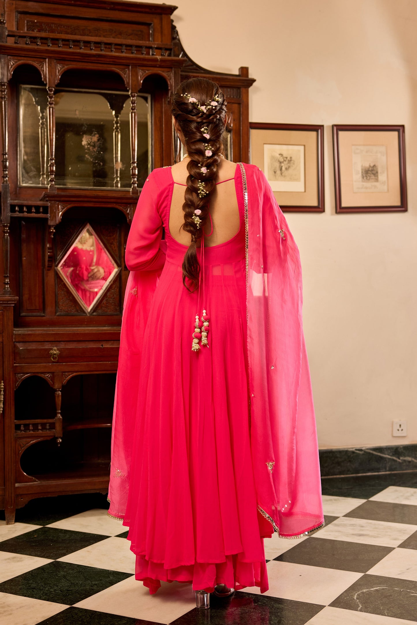 Bright Pink Suit Set