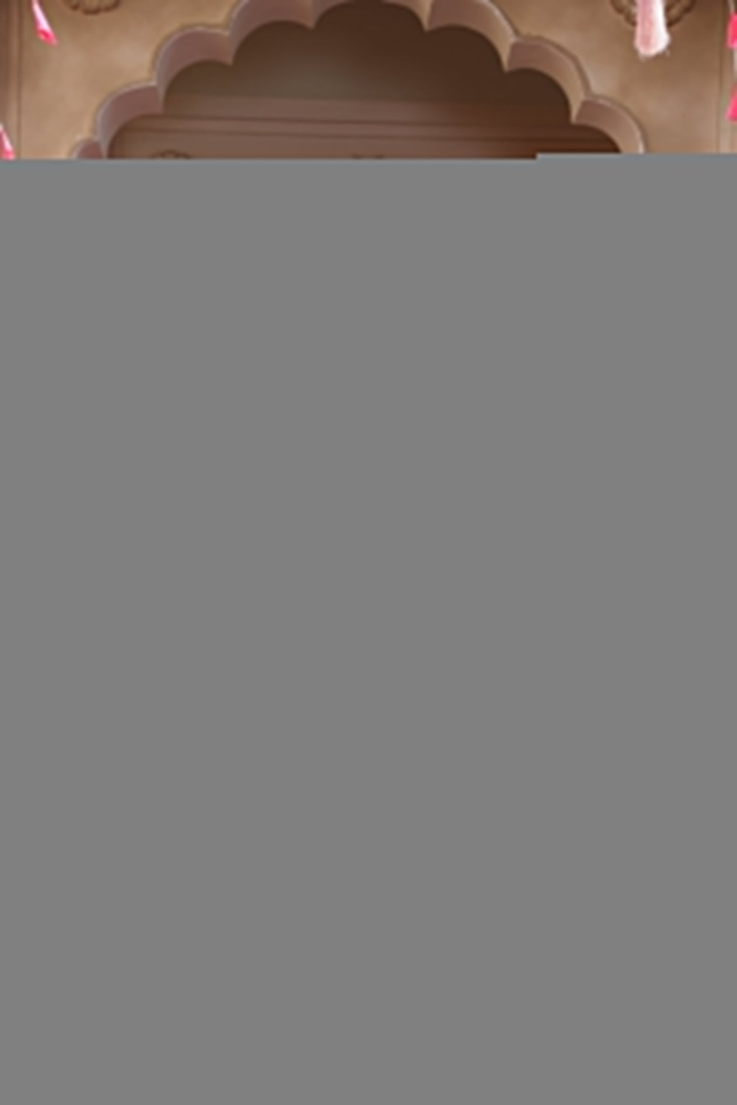 Rose Pink Handblock Gota Sharara Set