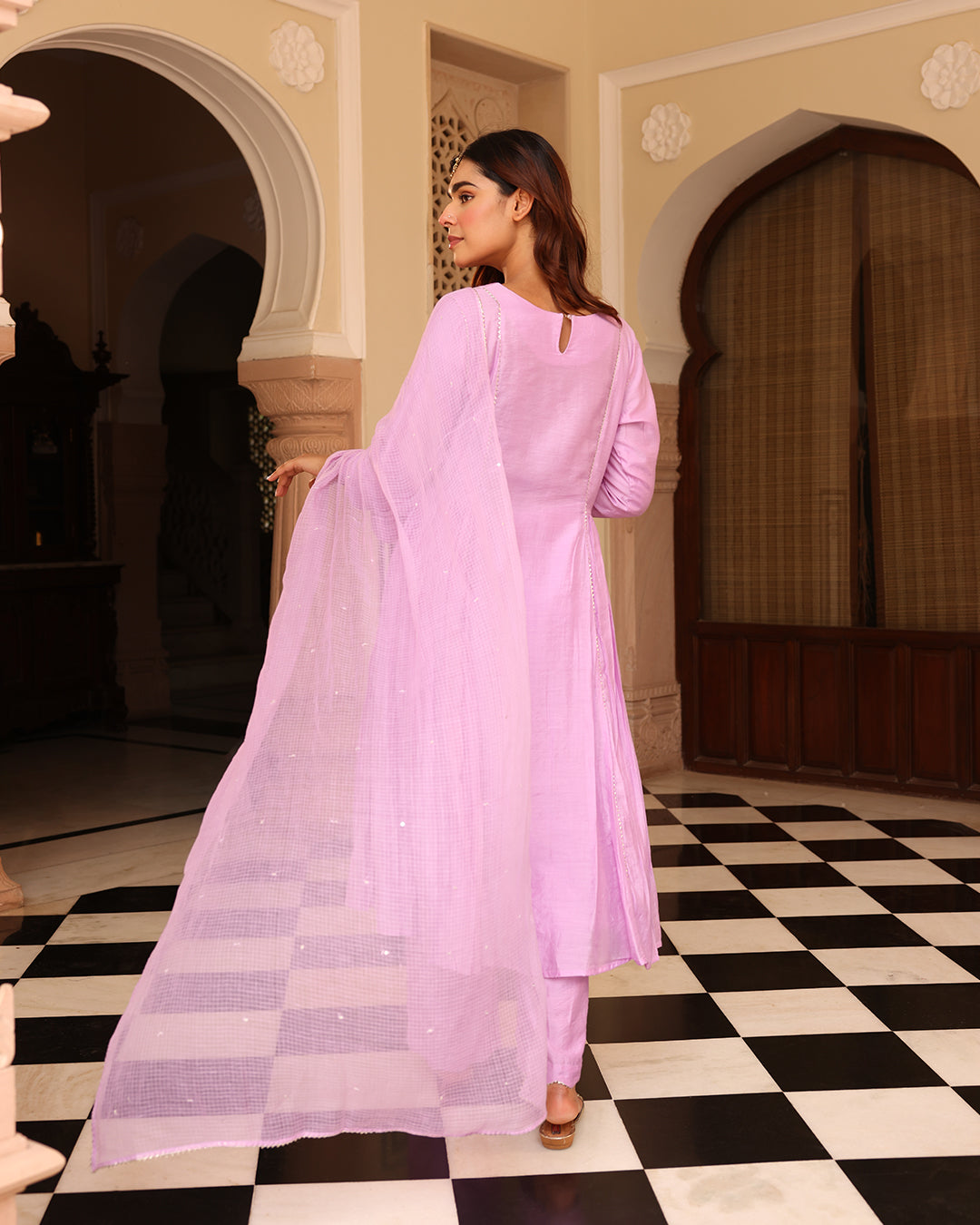 Ishqiya Purple Suit Set