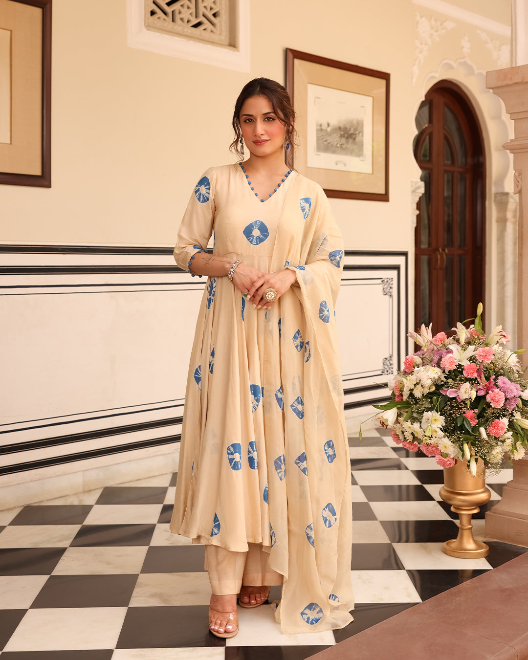 Gul Light Beige Suit SET