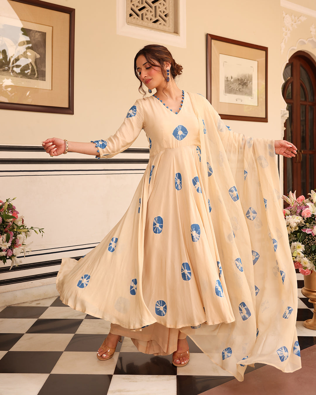 Gul Light Beige Suit SET