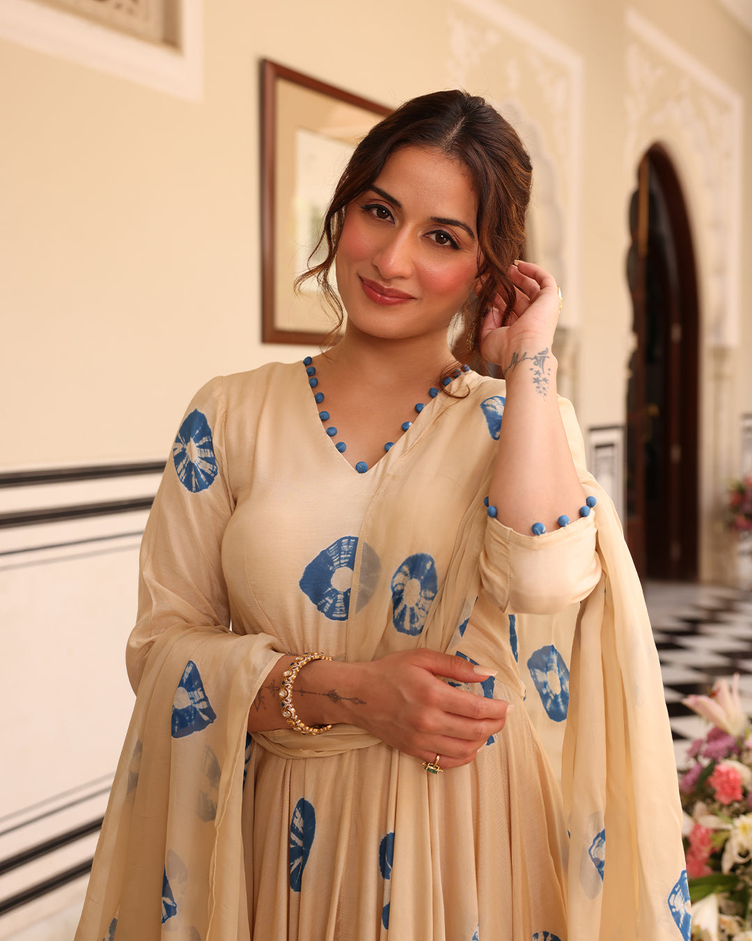 Gul Light Beige Suit SET