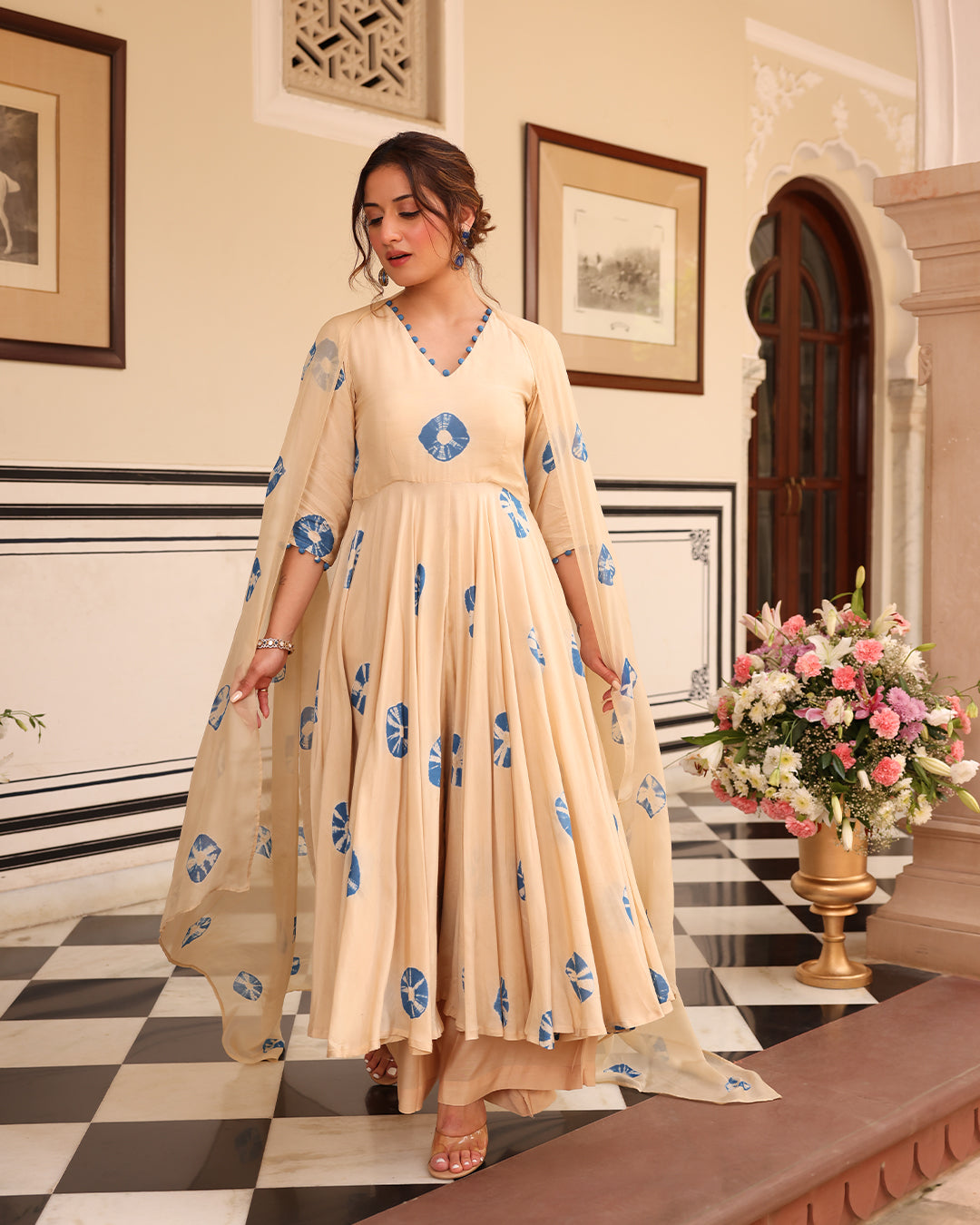 Gul Light Beige Suit SET