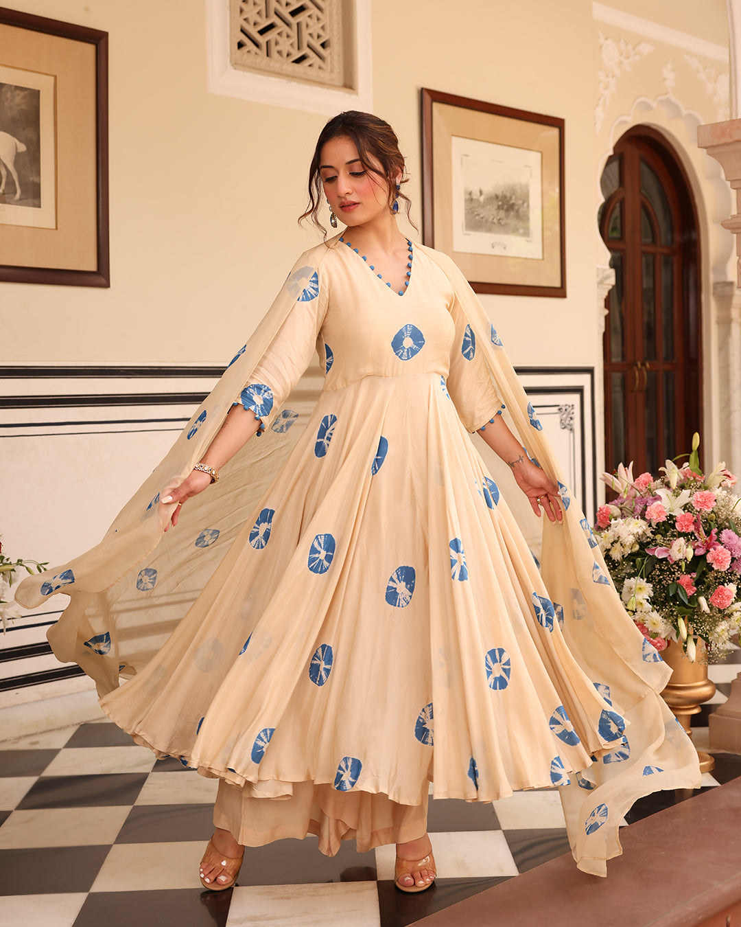 Gul Light Beige Suit SET
