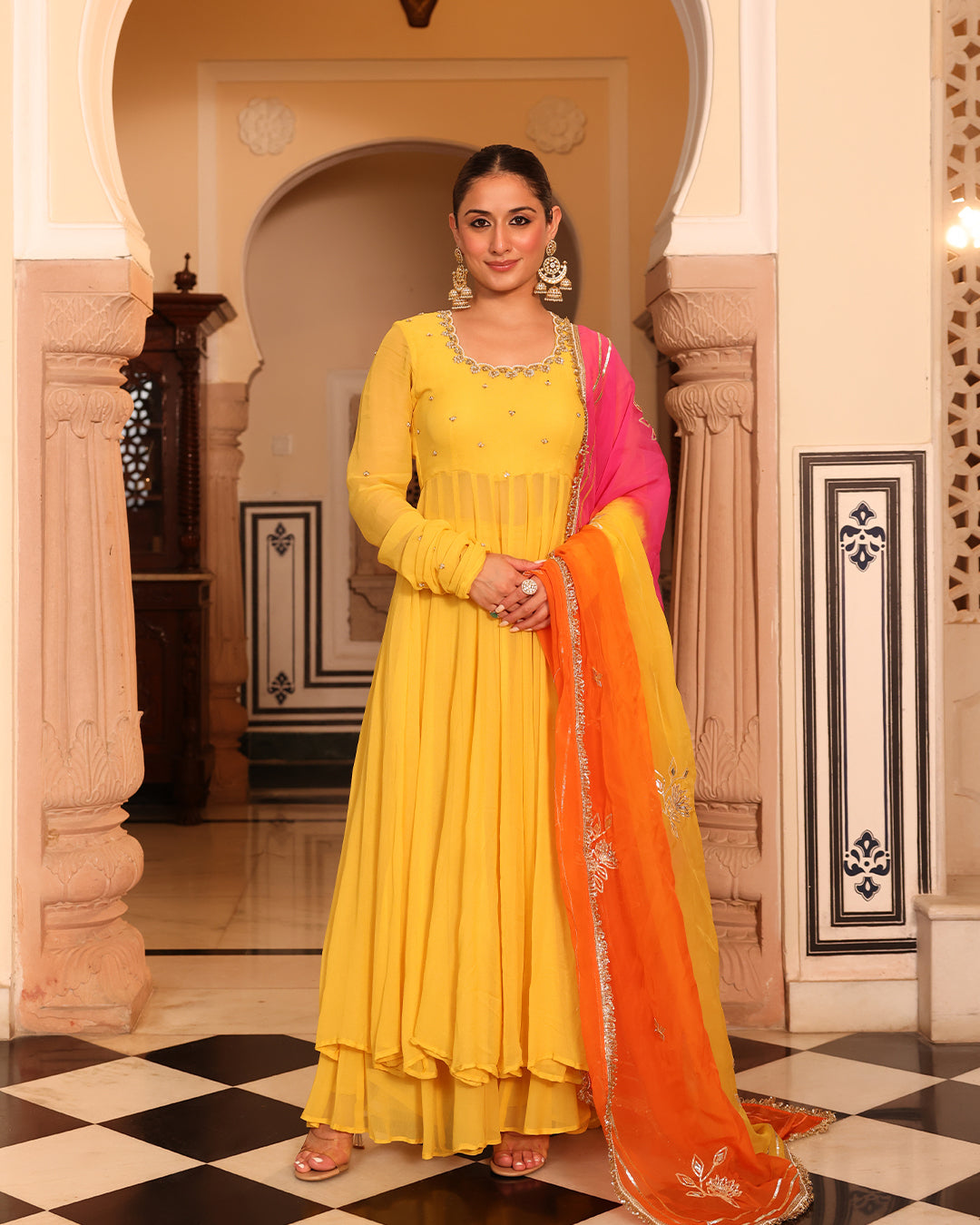 Janhvi Yellow Suit Set