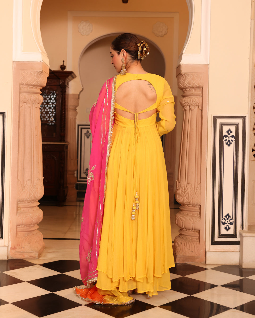 Janhvi Yellow Suit Set