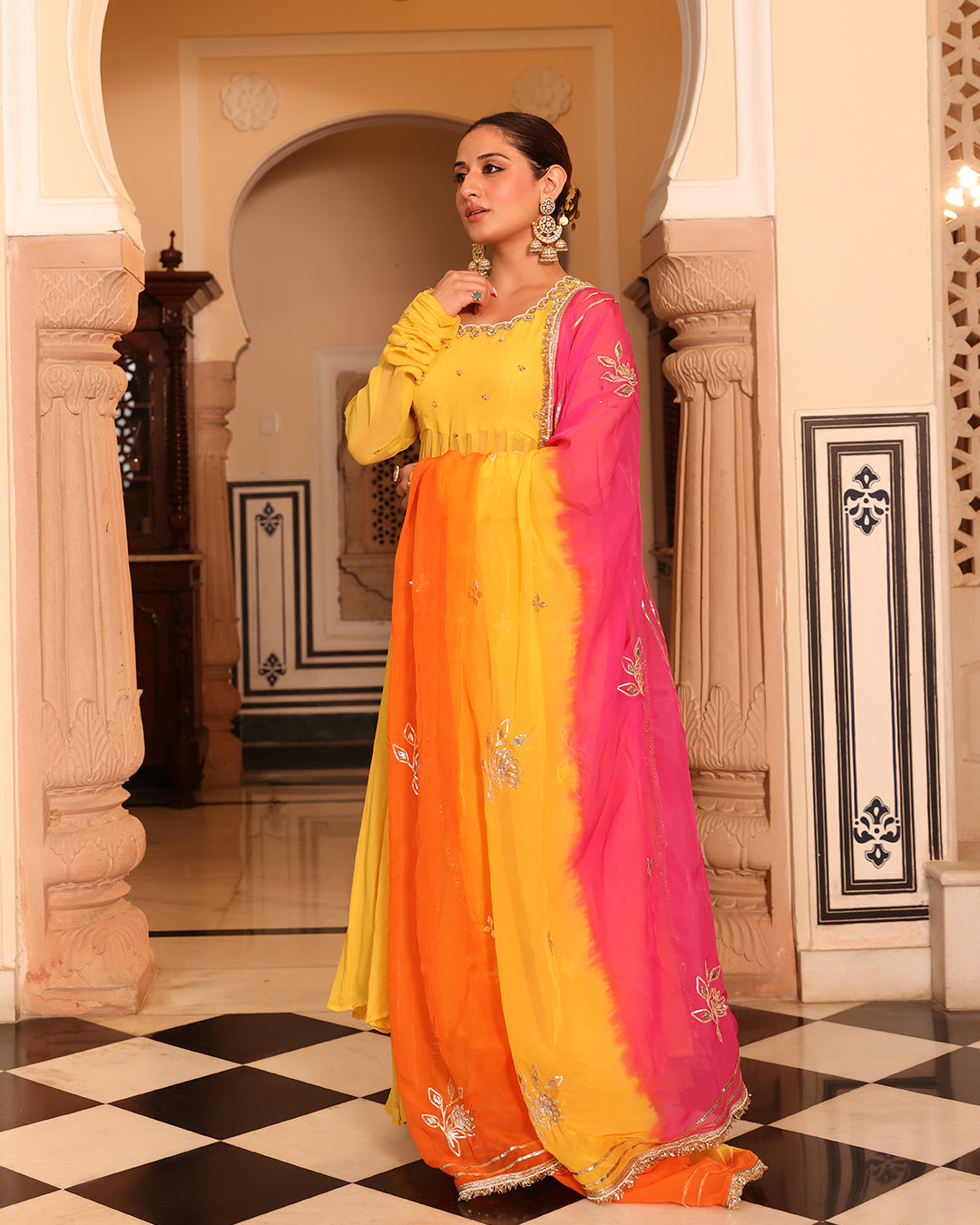 Janhvi Yellow Suit Set