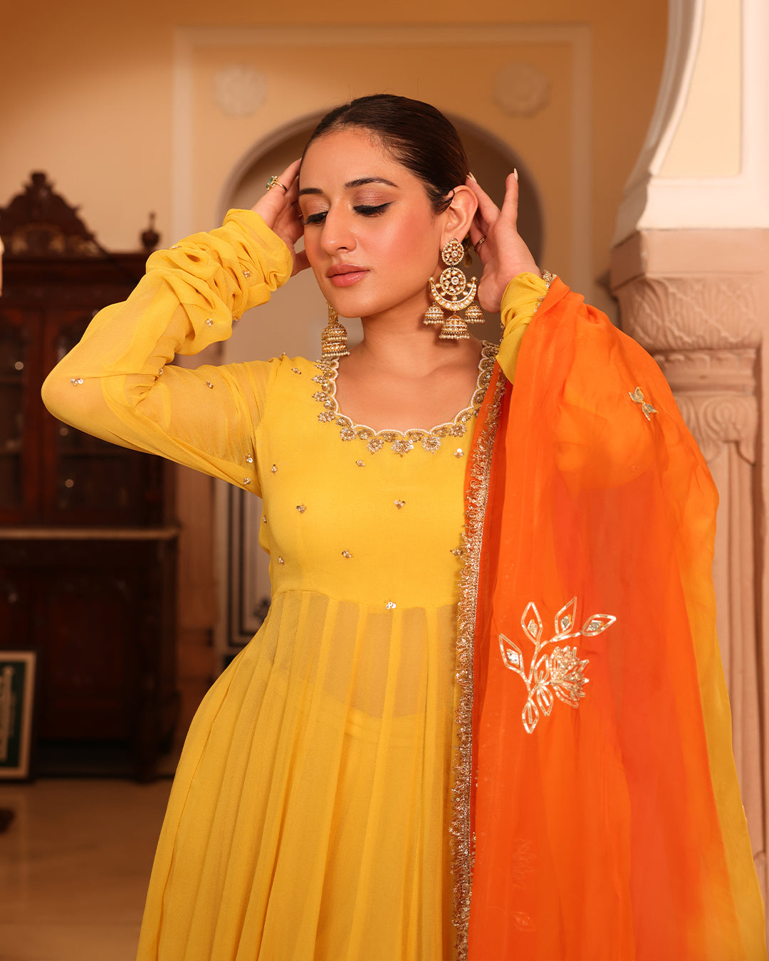 Janhvi Yellow Suit Set