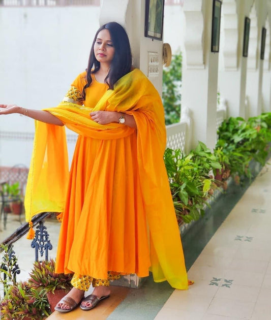 Canary Yellow Kurta Set