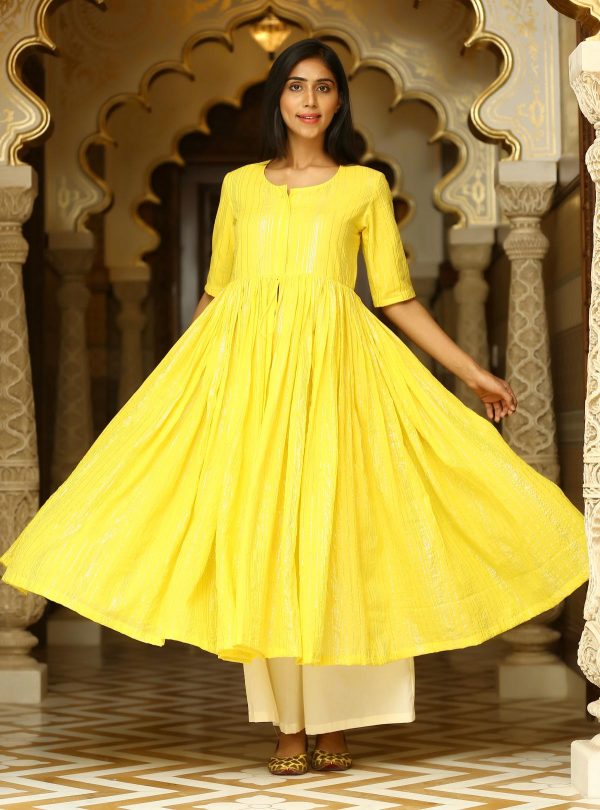 Front Cut Kurta & Palazzo