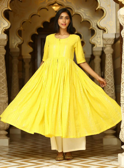 Front Cut Kurta & Palazzo