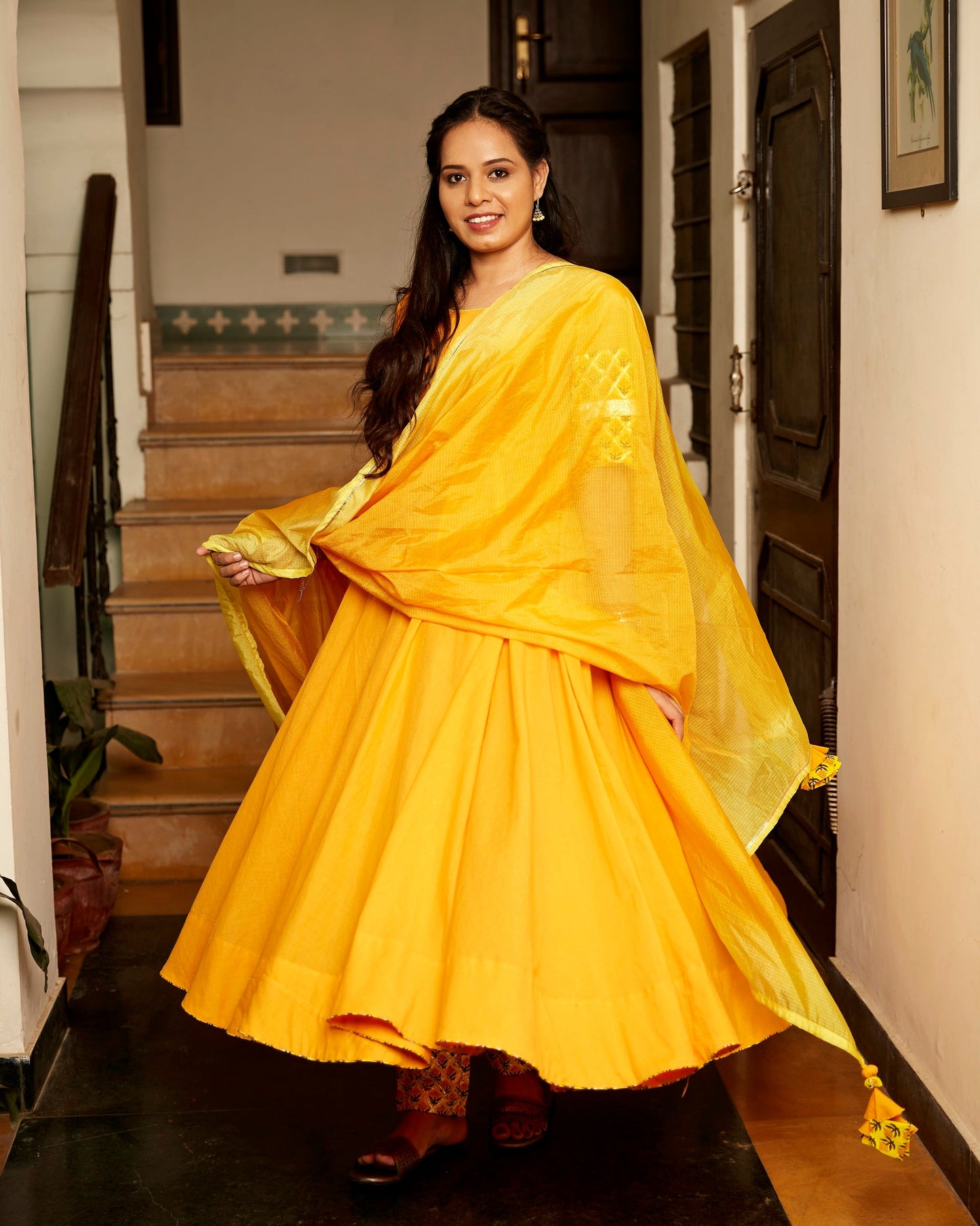 Canary Yellow Kurta Set