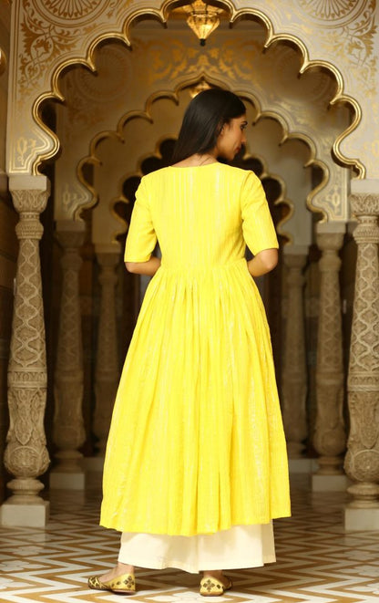 Front Cut Kurta & Palazzo