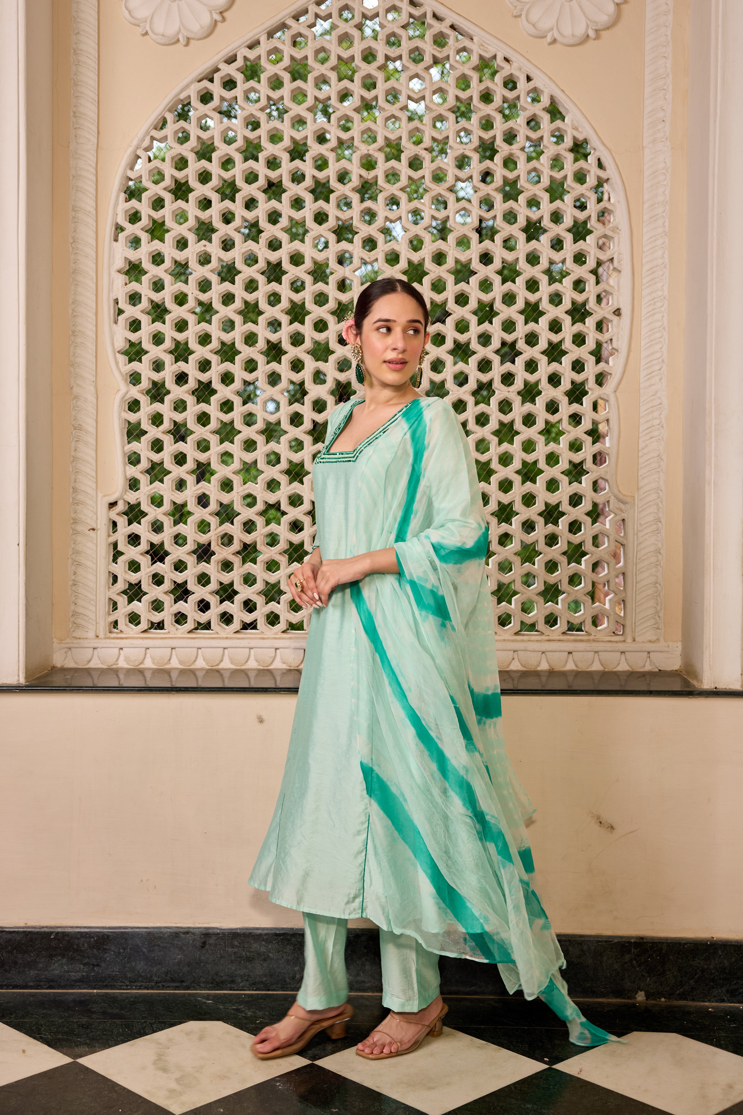 Light Turquoise Suit Set