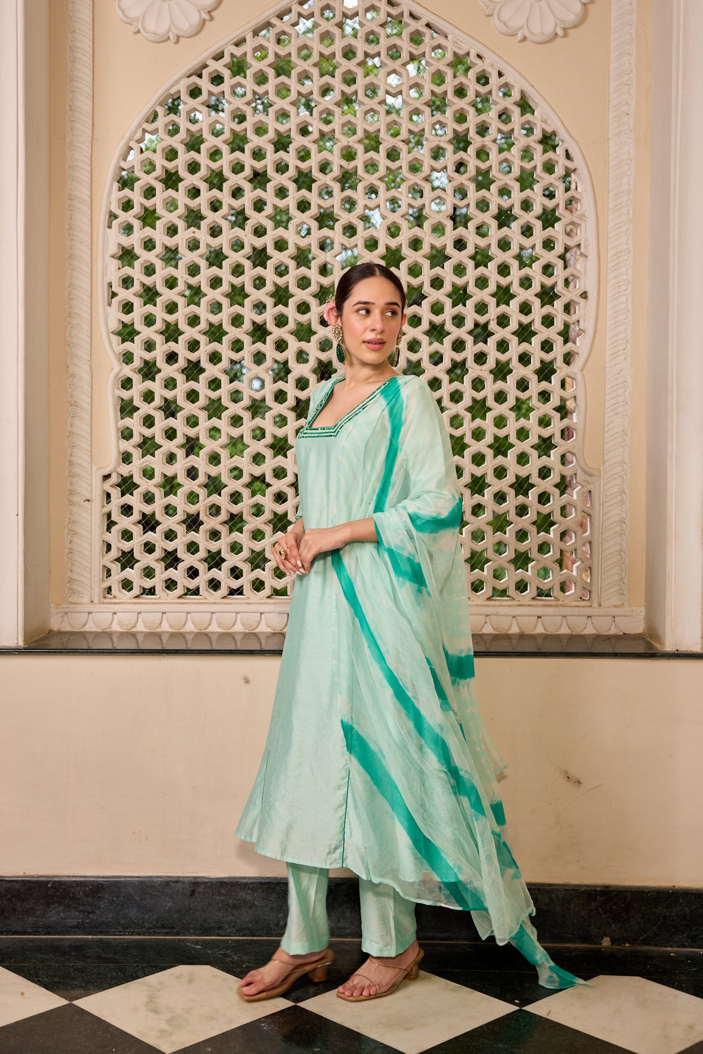 Light Turquoise Suit Set
