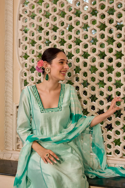 Light Turquoise Suit Set