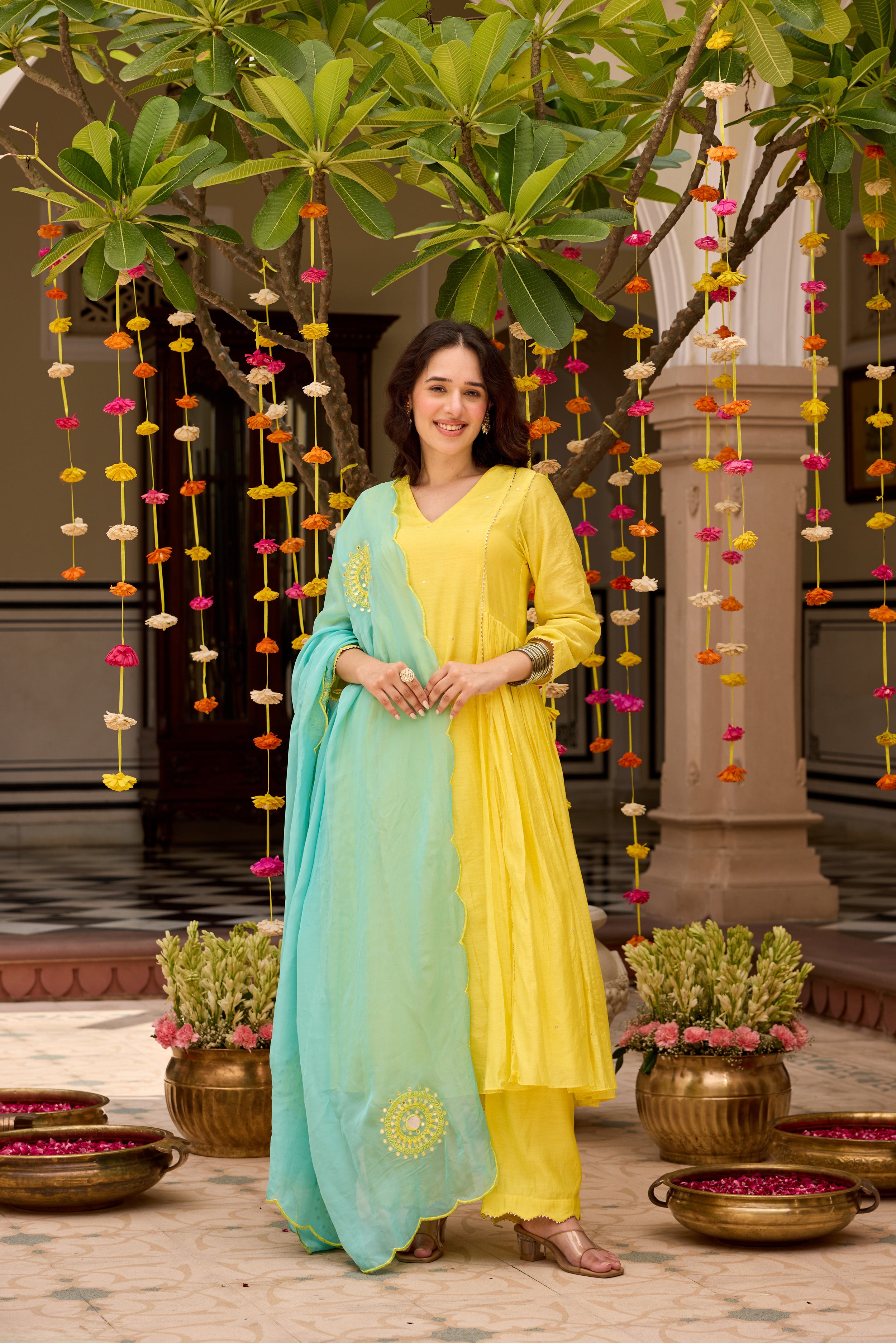 Ishqiya Yellow Suit Set