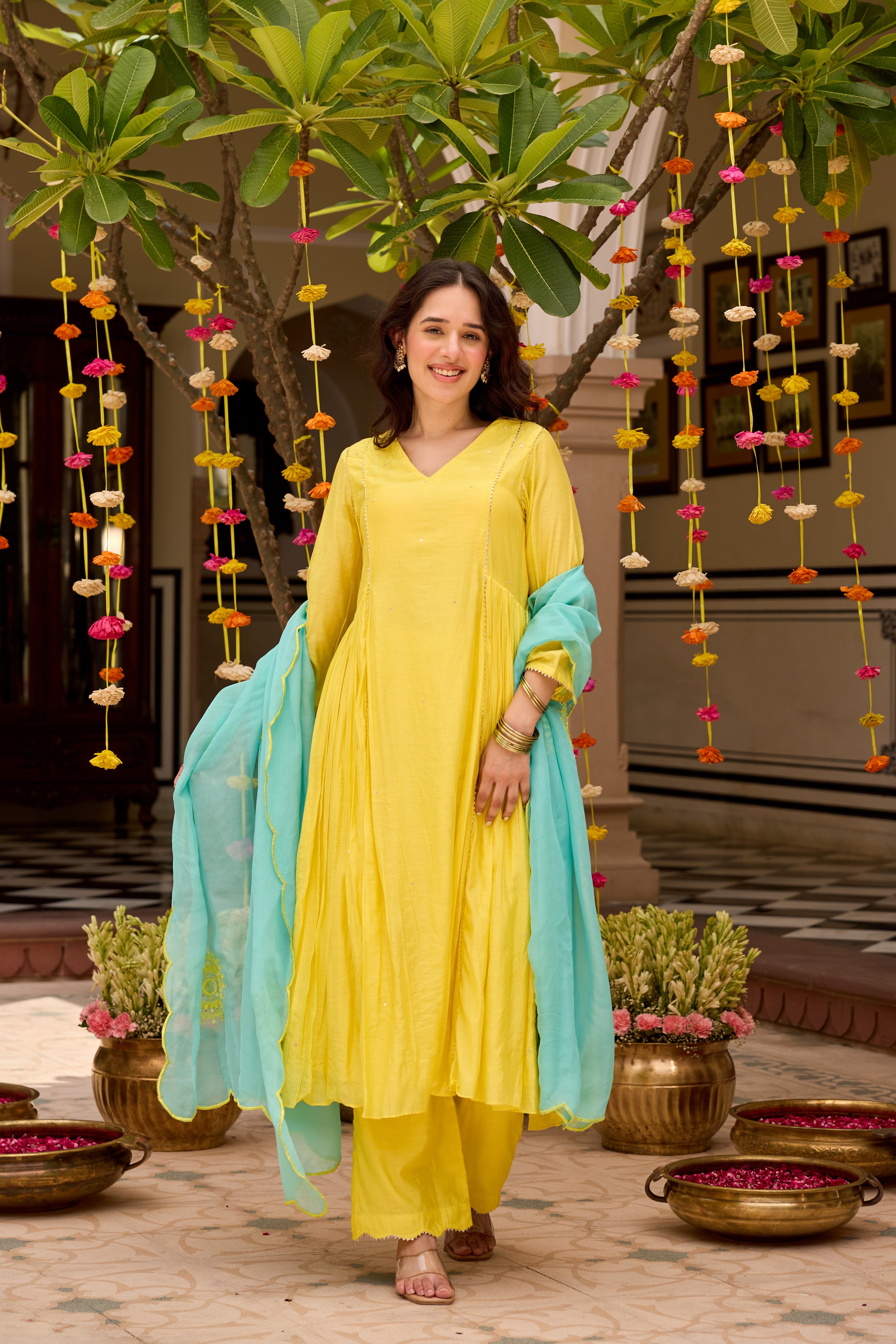 Ishqiya Yellow Suit Set
