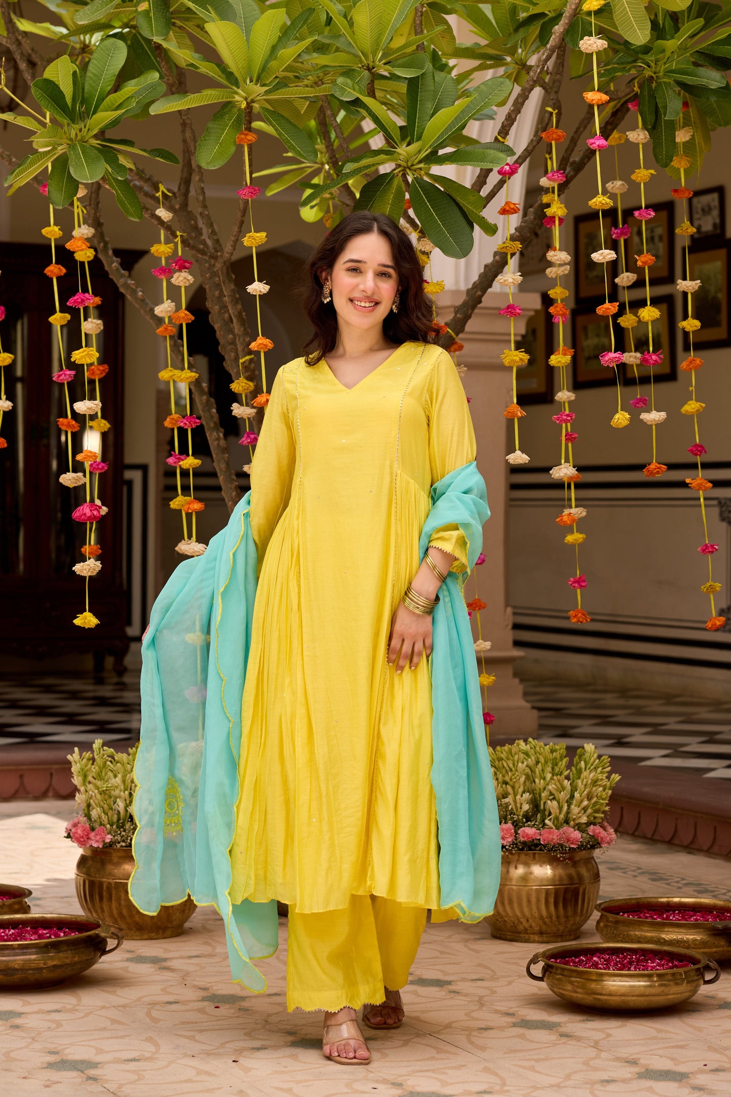Ishqiya Yellow Suit Set
