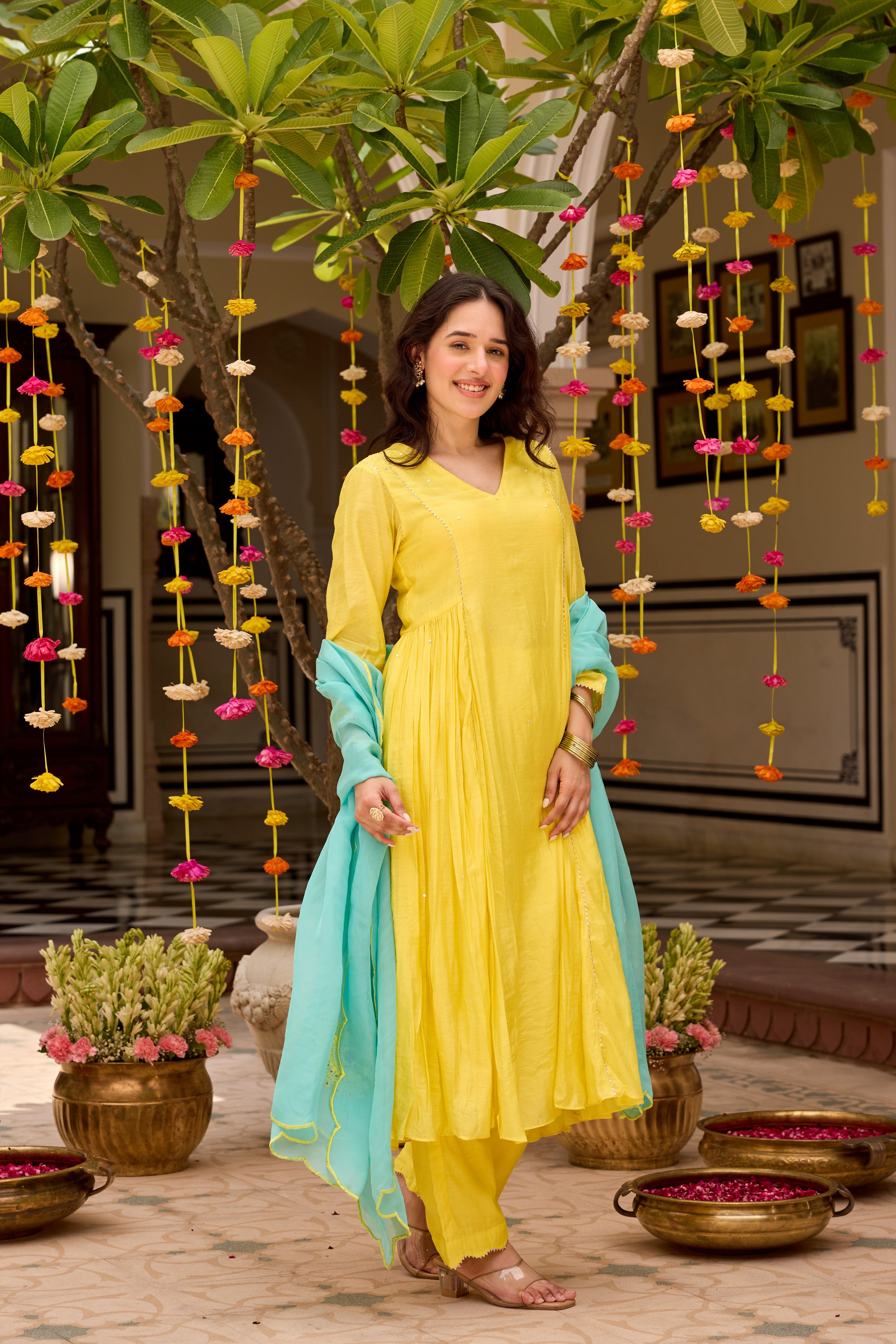 Ishqiya Yellow Suit Set