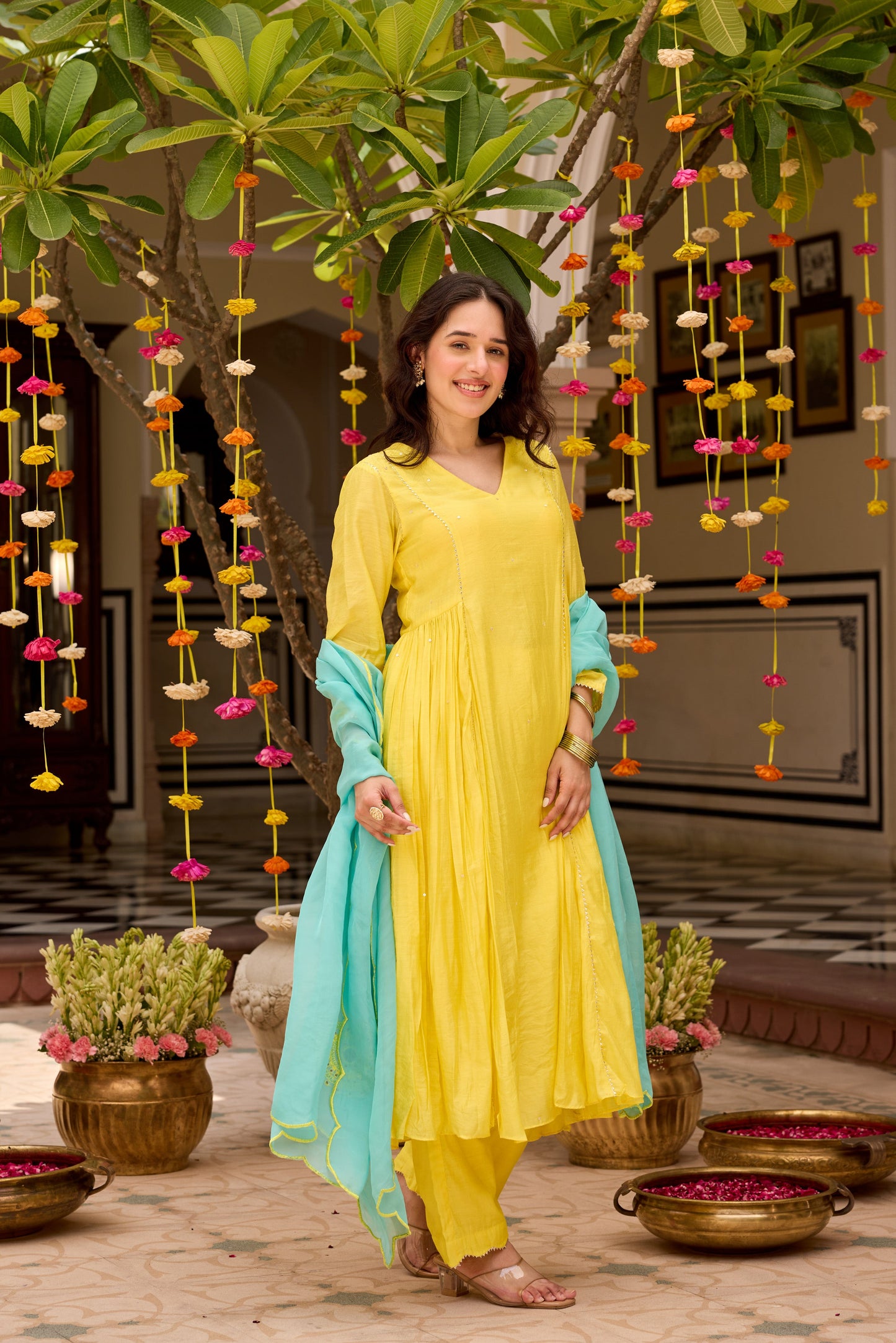 Ishqiya Yellow Suit Set