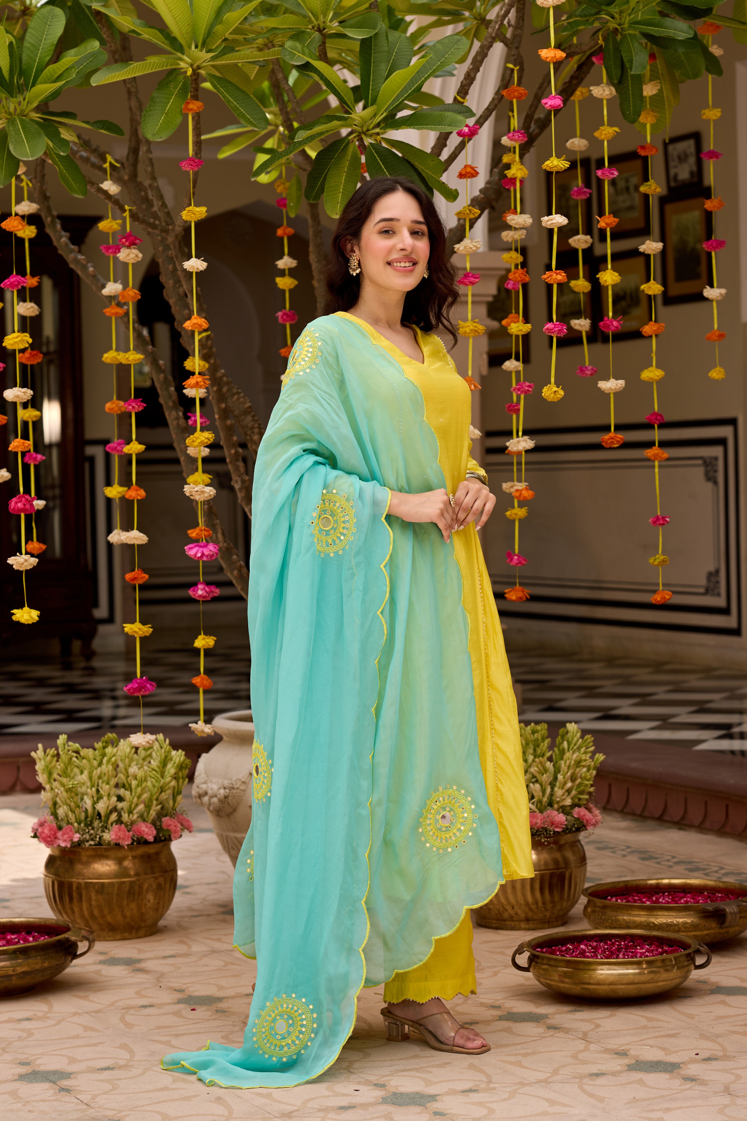 Ishqiya Yellow Suit Set