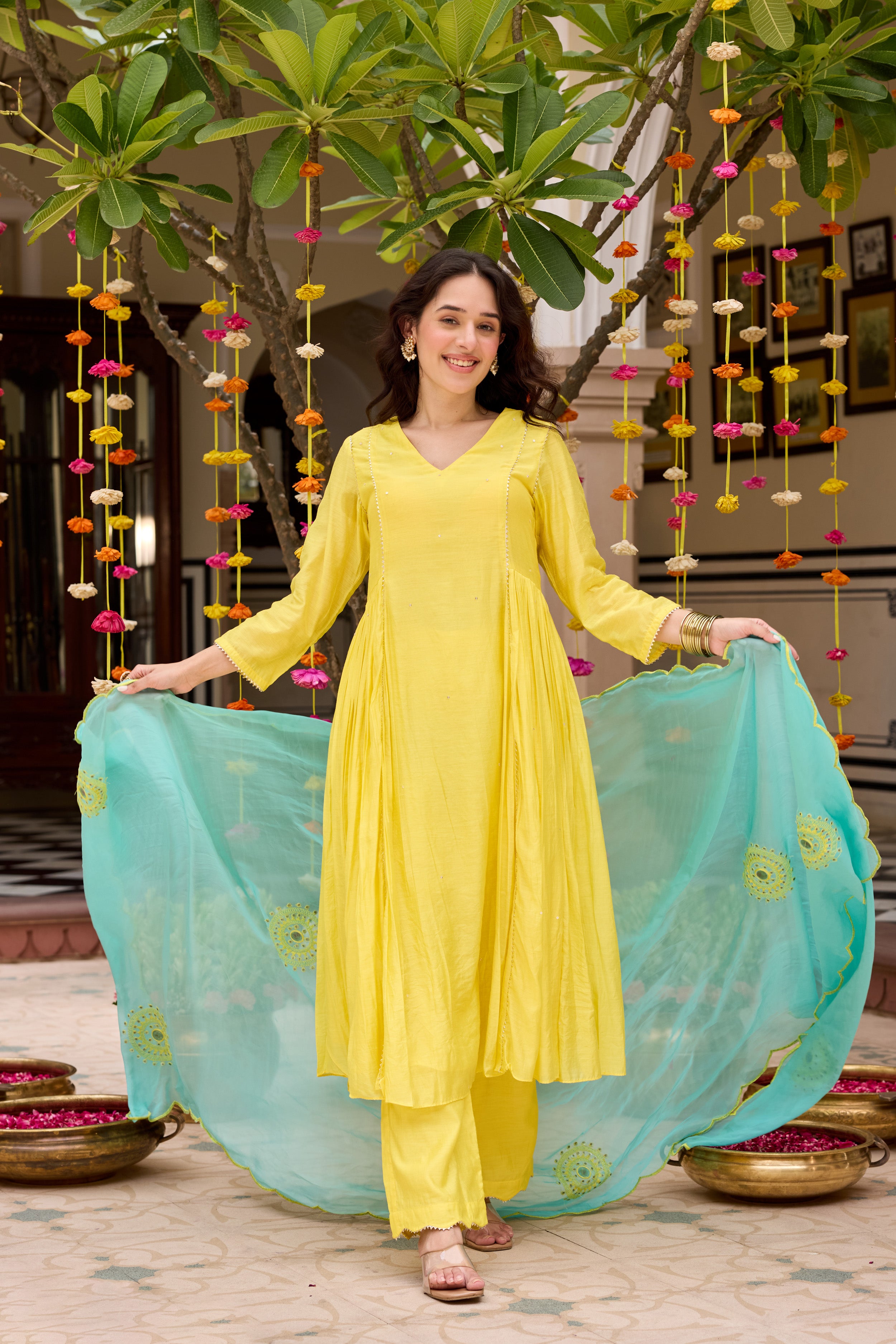 Ishqiya Yellow Suit Set