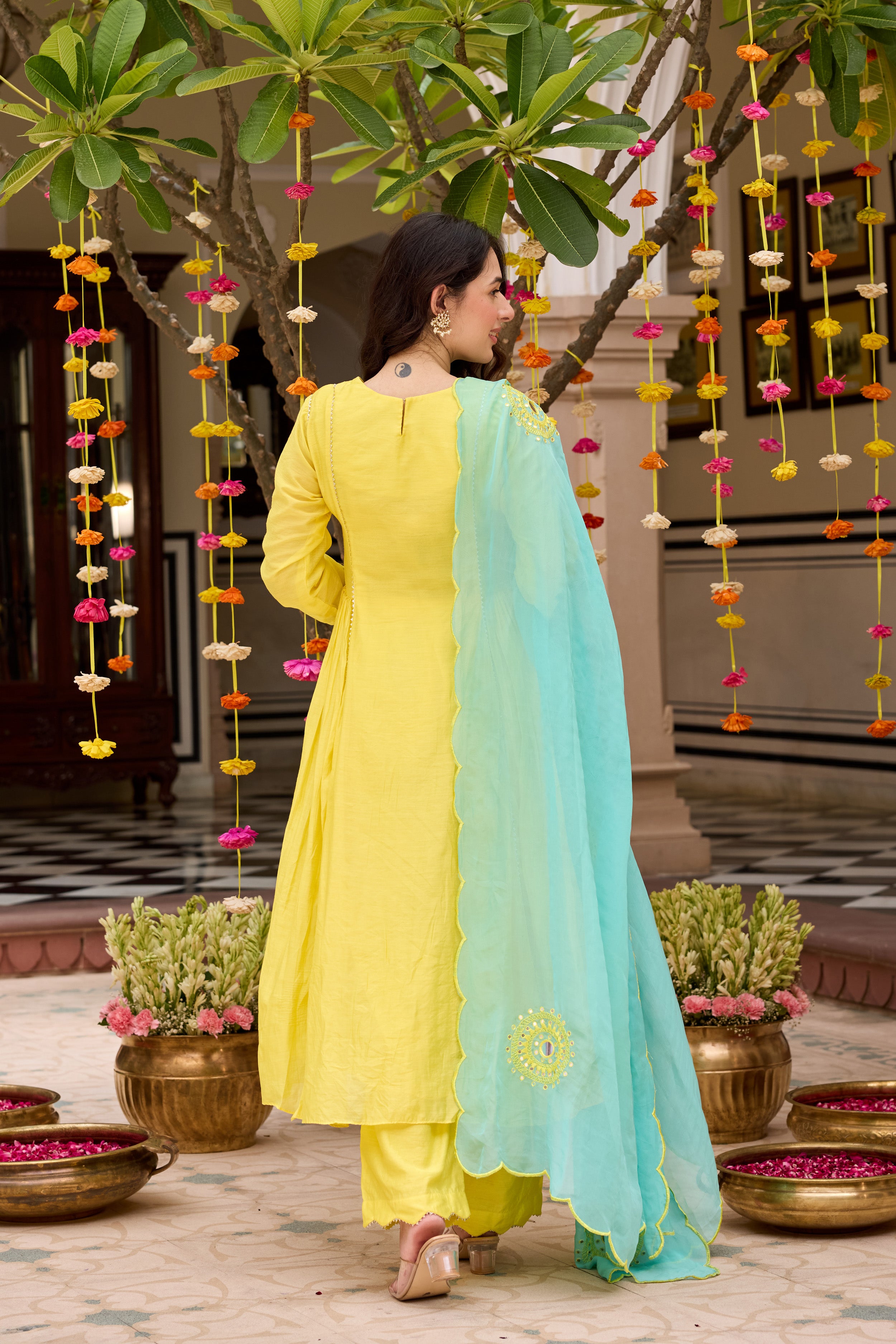Ishqiya Yellow Suit Set