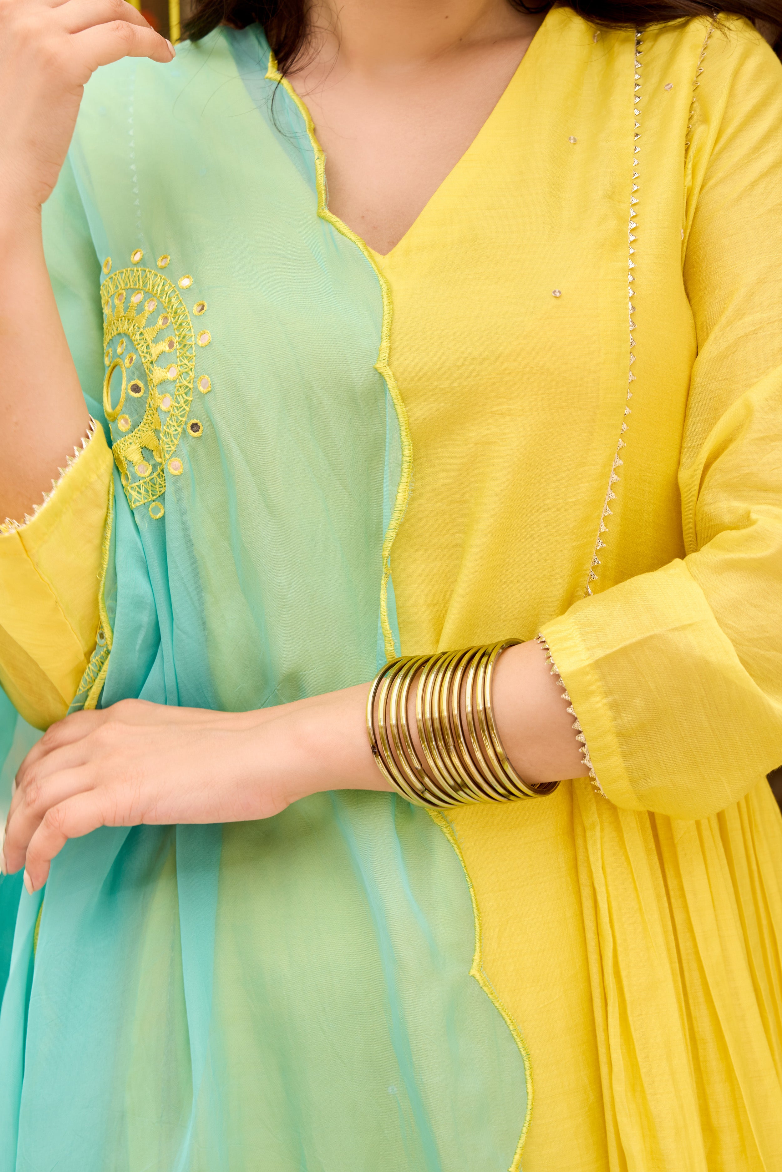 Ishqiya Yellow Suit Set