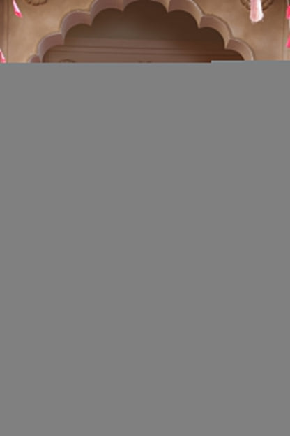 Rose Pink Handblock Gota Sharara Set